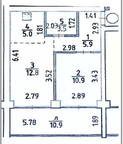 Продается 1-комн. квартира, 49 м²