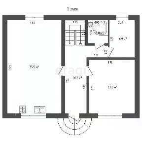 Продается 2-этажный дом, 166,7 м²
