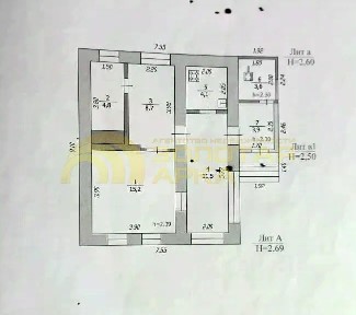 Продается 1-этажный дом, 51,8 м²