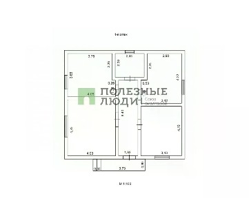 Продается 1-этажный дом, 83,1 м²
