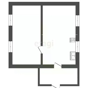 Продается 2-этажный дом, 48 м²