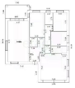 Продается 1-этажный дом, 162 м²