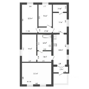 Продается 1-этажный дом, 85,5 м²