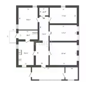 Продается 1-этажный дом, 104,8 м²