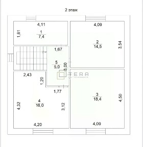 Продается 2-этажный дом, 135 м²