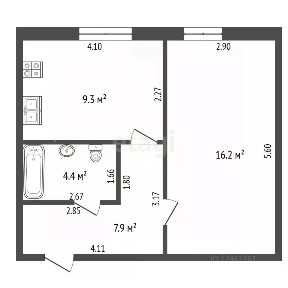 Продается 1-комн. квартира, 37 м²