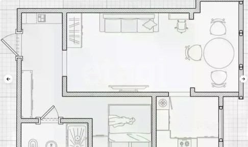 Продается 2-комн. квартира, 46 м²