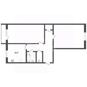Продается 2-комн. квартира, 46 м²