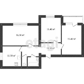 Продается 3-комн. квартира, 64,8 м²