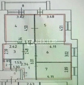 Продается 3-комн. квартира, 74 м²