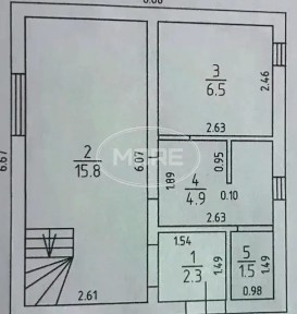 Продается 2-этажный дом, 65,1 м²