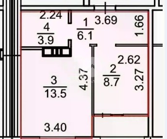 Продается 1-комн. квартира, 32,2 м²