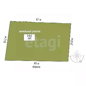 Продается 2-этажный дом, 30 м²