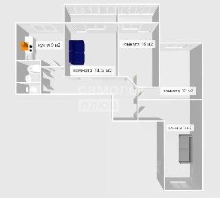 Продается 4-комн. квартира, 84,4 м²