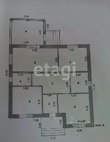Продается 1-этажный дом, 120 м²