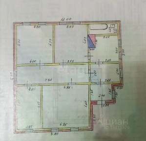 Продается 1-этажный дом, 74,6 м²