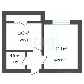 Продается 1-комн. квартира, 37,3 м²
