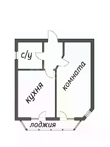 Продается 1-комн. квартира, 38,3 м²