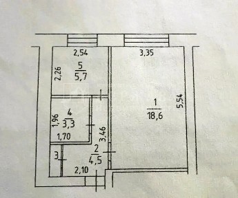 Продается 1-комн. квартира, 32,7 м²
