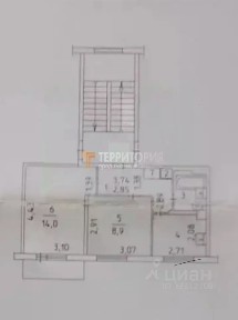 Продается 2-комн. квартира, 37,5 м²