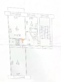 Продается 2-комн. квартира, 48,2 м²