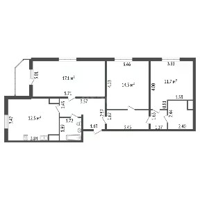 Продается 3-комн. квартира, 78 м²