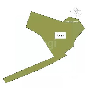 Продается участок, 772,53 сот.