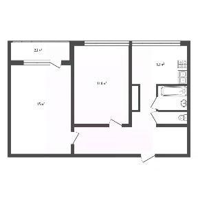 Продается 2-комн. квартира, 46 м²