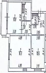 Продается 2-комн. квартира, 50,3 м²