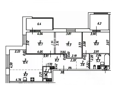 Продается 3-комн. квартира, 78 м²