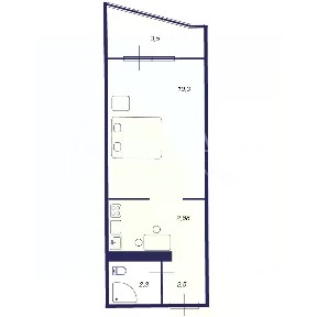 Продается студия, 24,5 м²