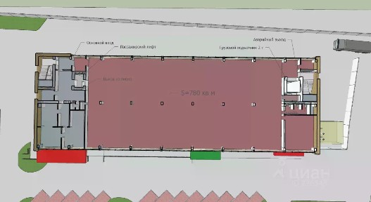 Сдается помещение свободного назначения, 310 м²