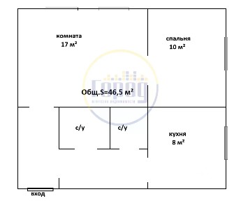 Продается 2-комн. квартира, 46,5 м²