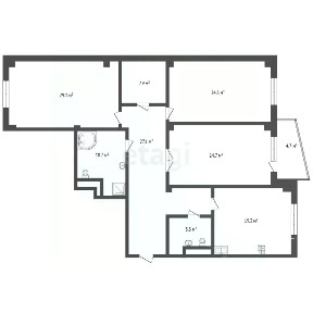 Продается 3-комн. квартира, 148,2 м²