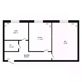 Продается 2-комн. квартира, 53 м²