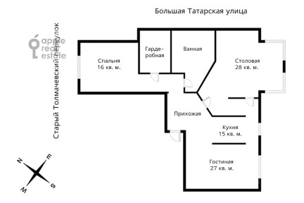 Сдается 3-комн. квартира, 126 м²