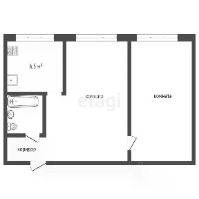 Продается 2-комн. квартира, 42,5 м²