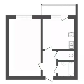 Продается 1-комн. квартира, 34,2 м²