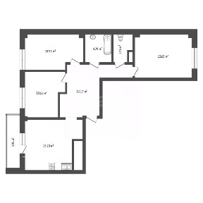 Продается 3-комн. квартира, 69,6 м²