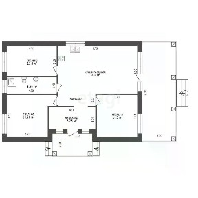Продается 1-этажный дом, 119,6 м²
