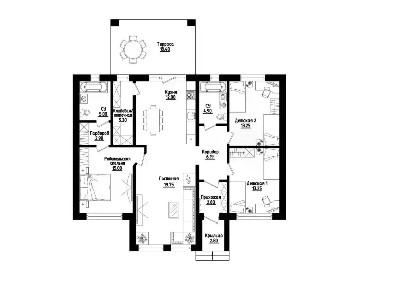 Продается 1-этажный дом, 136 м²