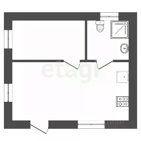 Продается 1-этажный дом, 23,6 м²