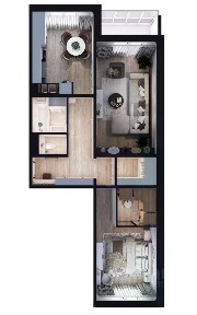 Продается 2-комн. квартира, 64,53 м²