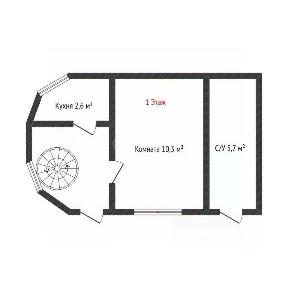 Продается 2-этажный дом, 52,7 м²