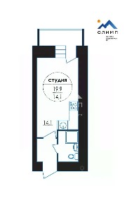 Продается студия, 19,9 м²
