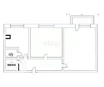 Продается 2-комн. квартира, 50,8 м²