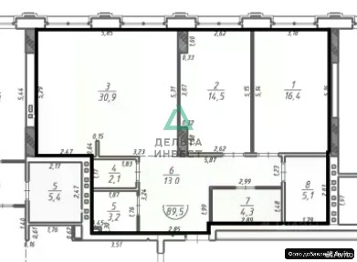 Продается 3-комн. квартира, 89,5 м²