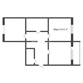 Продается 2-комн. квартира, 76,5 м²
