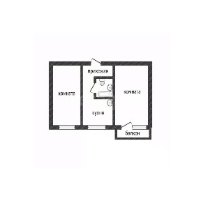 Продается 2-комн. квартира, 43,4 м²
