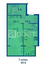 Продается 1-комн. квартира, 39 м²